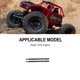 thumbnail image 3 of Bewildely Eje de hueso de perro trasero de alta confiabilidad de acero RCGOFOLLOW para 1/10 eje de conducción trasero Axial Capra RC pieza de Kits de construcción modelo, 3 of 6