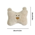 thumbnail image 3 of Car Headrest Pillow, Teddy Bear Design Neck Protection Pillow, Soft Shu Velvet Material, Comfortable Support, Easy Installation With Elastic Tape, Versatile For Car/Home/Office, Cute Interior Decor, 3 of 6