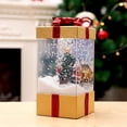 thumbnail image 1 of Xihbxyly Caja de Música Navideña de Muñeco de Nieve, Luces Led de Copo de Nieve, Adorno con Alimentación Usb, Decoración Navideña para El Hogar, Decoración de Paraíso Invernal, Carga Usb, Tamaño 18,5, 1 of 3
