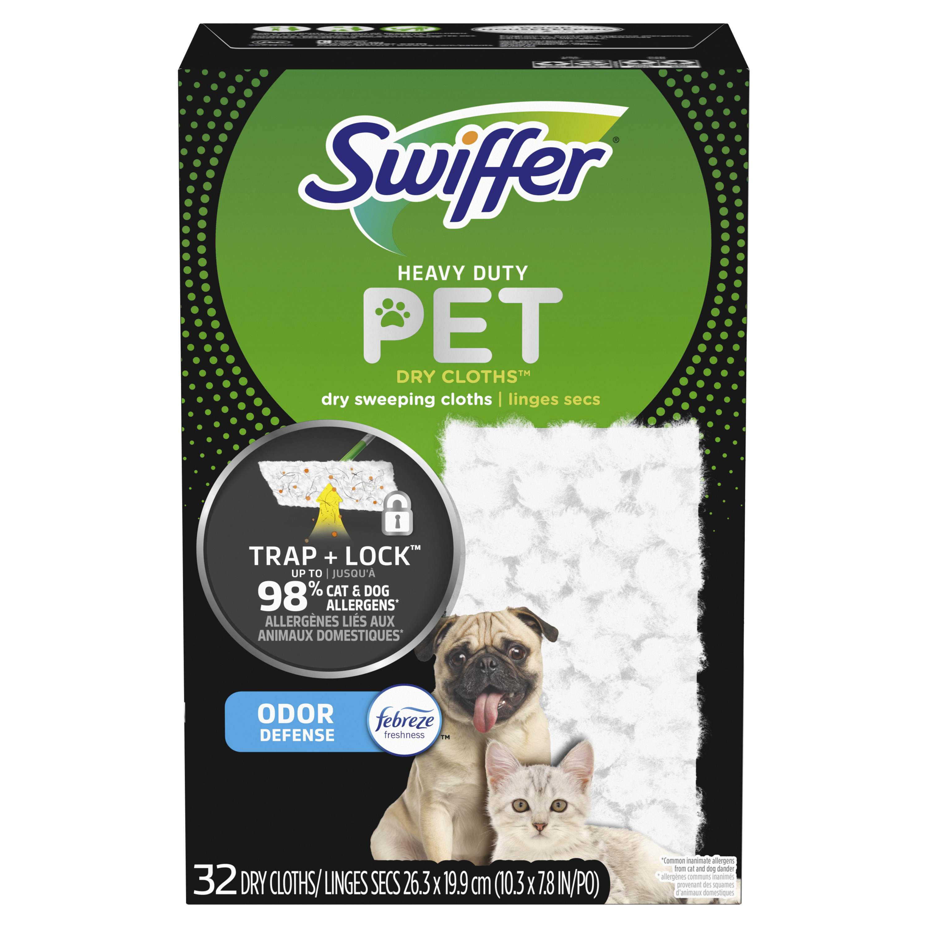 Swiffer Sweeper Pet Heavy Duty Dry Cloth Refills (20-Count) 003700079891 -  The Home Depot