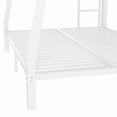 thumbnail image 6 of Bellemave Full XL over Queen Bunk Bed, Heavy Duty Metal Bunk Beds with Storage, Space-Saving Bunk Beds with Ladder & Full-Length Guardrail for Teens, Adults, White, 6 of 11