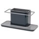 thumbnail image 1 of Fregadero de almacenamiento, soporte para esponja, cepillo raspador líquido lavavajillas paño de cocina gris oscuro, 1 of 2