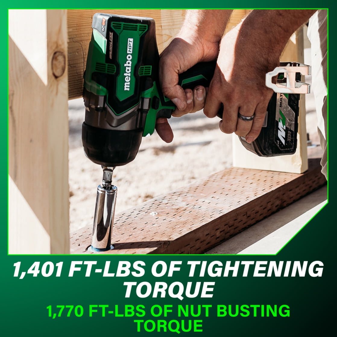 Metabo HPT 36V 3/4 Impact Wrench, Tool Only, WR36DFQ4
