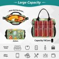 thumbnail image 4 of ALAZA Easter Eggs Floral Insulated Lunch Bag Reusable Tote Box Adjustable Shoulder Strap for Work Picnic, 4 of 6