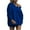 Blue-Fashion Sweatshirts, variant on Xcmzpl Women's Hoodies Cute Solid Color Hooded Sweatshirt Lightweight Sweater Tops Comfort Long Sleeve Shirts Winter Fashion