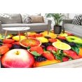 thumbnail image 3 of Fruits Rugs, Kitchen Rug, Summer Rug, Modern Rug, Salon Decor Rug, 3D Printed Rug, Colorful Rug, Kitchen Rug, Front Door Rug, Luxury Rug, 3.3'x6.5' - 100x200 cm, 3 of 4