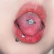 thumbnail image 3 of Spice girl taladro de acero inoxidable planet super Glitter pendientes de lengua piercing de acero de titanio adornos anillo de lengua pendientes de lengua, 3 of 3