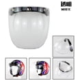 thumbnail image 5 of Mulanimo Retro 3-snap Sunscreen Sun Shield Visor Bubble Mirro for Motorcycle Helmet Face Lens, 5 of 8