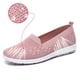 thumbnail image 2 of Zapatos deportivas Ndcxsfigh tejidas transpirables sin cordones para uso diario 39 rosa, 2 of 9