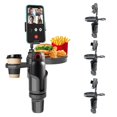 thumbnail image 2 of PFDDRW Car Cup Holder Tray Adjustable Phone Mount Food Table for Cup Holder Expander V2, 2 of 8