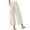 Beige, variant on Linen Pants Women Plus Size,Womens Fashion Casual Pants Gifts for Women,Pants for Women Elastic High Waist Linen Pant Pockets Cropped Trouser