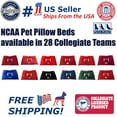 Pets First NCAA Louisville Cardinals Soft & Cozy Plush Pillow Pet Bed