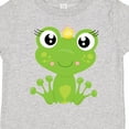 thumbnail image 4 of Inktastic Cute Frog, Green Frog, Frog Princess, Crown Girls Toddler T-Shirt, 4 of 5