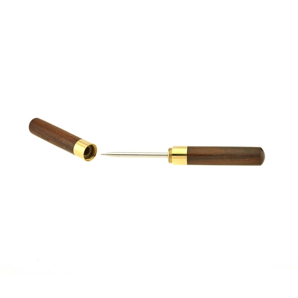 Barfly M37078 6 3/4" Ice Pick w/ Natural Wood Handle - Stainless Steel
