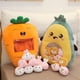 thumbnail image 3 of Linda Almohada De Peluche De Frutas Y Verduras, Juguete Creativo Extraíble De Fresa, Plátano, Aguacate, Zanahoria, Aperitivo, Almohada Con Patrón, Regalo Para Adolescentes Y Niñas seitruly FN006821-04, 3 of 6