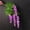 Purple, variant on Toyeng 1PC Silk Wisteria Artificial Flowers, Fake Wisteria Floral Hanging Plant Garland, for Home Decor, Party, Floor Vase, Wedding Arrangement Decoration, Blue
