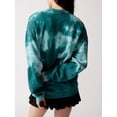 thumbnail image 3 of Women's Y2k Loose Sweatshirt Heart Tie Dye Print Long Sleeve Crewneck Sweater Pullover Tops Spring Fall Trendy Clothes, 3 of 5