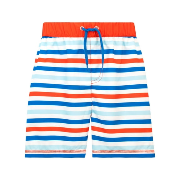 Harry Bear Boys Striped Pattern Swim Shorts Sizes 6-14