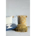thumbnail image 3 of Creative Co-Op Cotton Pillow with Pattern and Tassels, 3 of 10