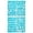 Turquoise, variant on Recollections Block Alphabet Stickers, 12 Packs: 160 ct. (1,920 total)