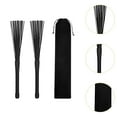 thumbnail image 6 of Almencla Drum Brushes Nylon Wire Brushes Extendable with Handle Convenient Percussion Accessories Gifts for Playing Drum Kit Jazz Drum Black, 6 of 8