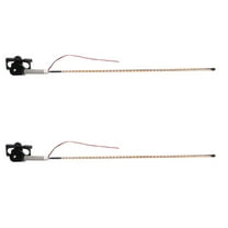 HOMEMAXS 2pcs Antenna Lights 24v Flowing Motorcycle Signal Lights Wireless Strobes Light With Remote For Trailers And Trucks