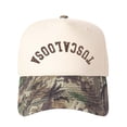 thumbnail image 4 of TUSCALOOSA Letter Embroidered Color Block Trucker Hat Unisex Adjustable Cotton Breathable Fashion Cap for Travel Daily Wear, 4 of 11