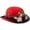 red, variant on 1Pc Red Steampunk Gears Detachable Goggles Top Hat for Adults Party Events