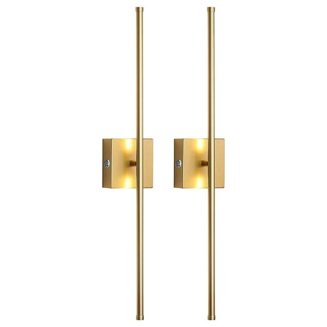 FELTREE Wireless Magnetic LED Wall Light Battery-Powered Dimmable Angle-Adjustable 2PC