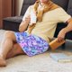thumbnail image 5 of Fotbe Blue Skull Daisy Pantalones Cortos de Pijama para Hombre, Ropa de Dormir, Pantalones de Pijama Cortos para Hombre-Medium, 5 of 6