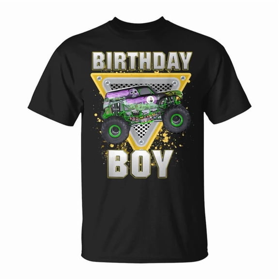Monster Truck Birthday Boy Monster Truck Are My Jam Lovers TShirt