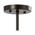 thumbnail image 3 of JONATHAN Y Hampdon 15" Iron/Glass Modern Drum LED Flush Mount, Oil Rubbed Bronze, JYL6700A, 3 of 10