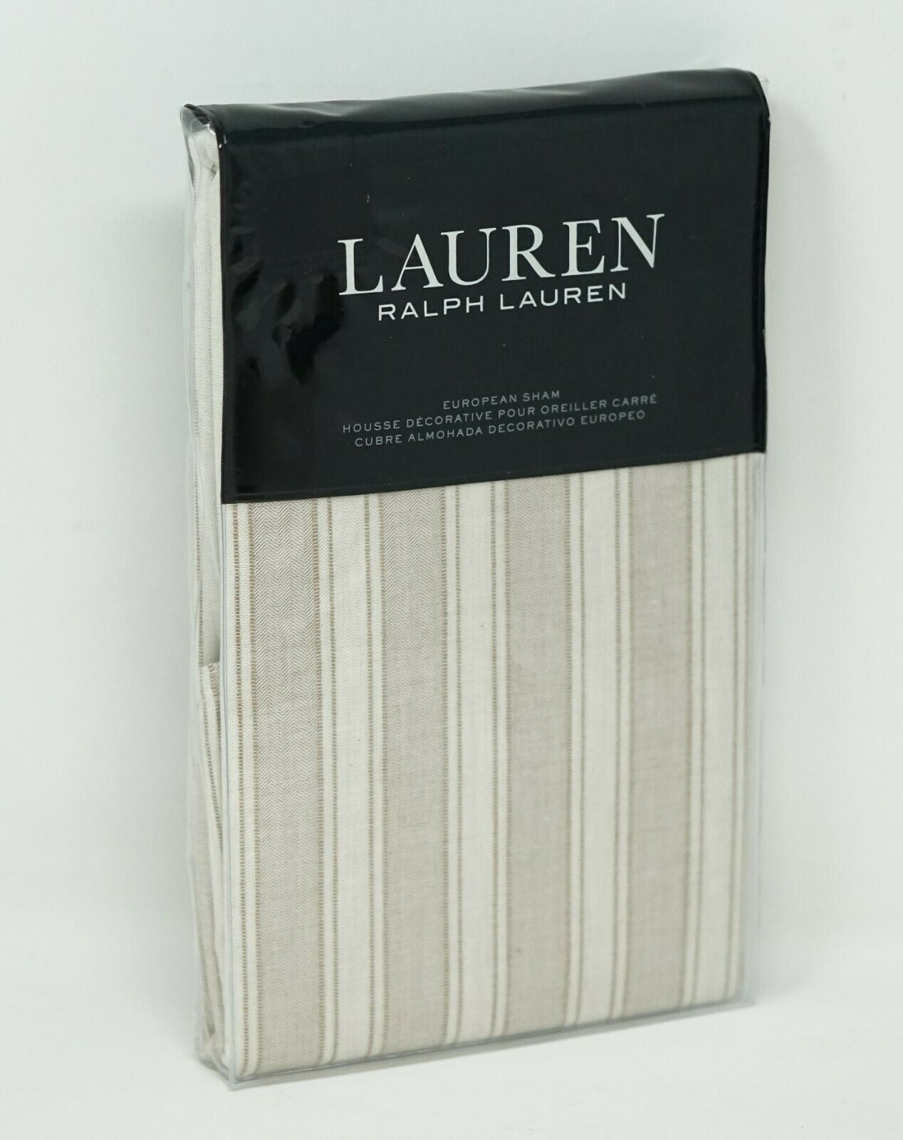 Lauren Ralph Lauren Graydon Bold Stripe 212 TC Pillow Sham - EURO ...