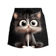 thumbnail image 4 of Men's Shorts Elastic Waist Big and Tall Colorful Printed Casual Swim Shorts, 4 of 6