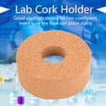 thumbnail image 1 of Soporte de corcho para matraz de laboratorio, anillo de corcho sintético para laboratorio, soporte de corcho para laboratorio, soporte de anillo de corcho diseñado para el futuro, 1 of 8