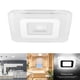 thumbnail image 2 of Moderna Lámpara De Techo Cuadrada Ultrafina De 16W Led Para Dormitorio, Sala De Estar Y Oficina seitruly HA024259-02, 2 of 6
