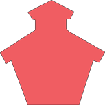 SHAPES ETC. Sticky Shape Notepad - Schoolhouse