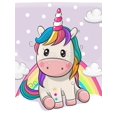 thumbnail image 1 of 5D DIY Diamond Painting flowers animals unicorn tiger lion rabbit Full Square&Round mosaic embroidery Cross stitch home decorRound Drill 50X60 Gao Jinjia LED, 1 of 2