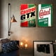 thumbnail image 2 of Placa Metal Vintage Kit Pintura Hierro Rectangular Al Óleo Castrol 20x30cm 2 Uds., 2 of 9