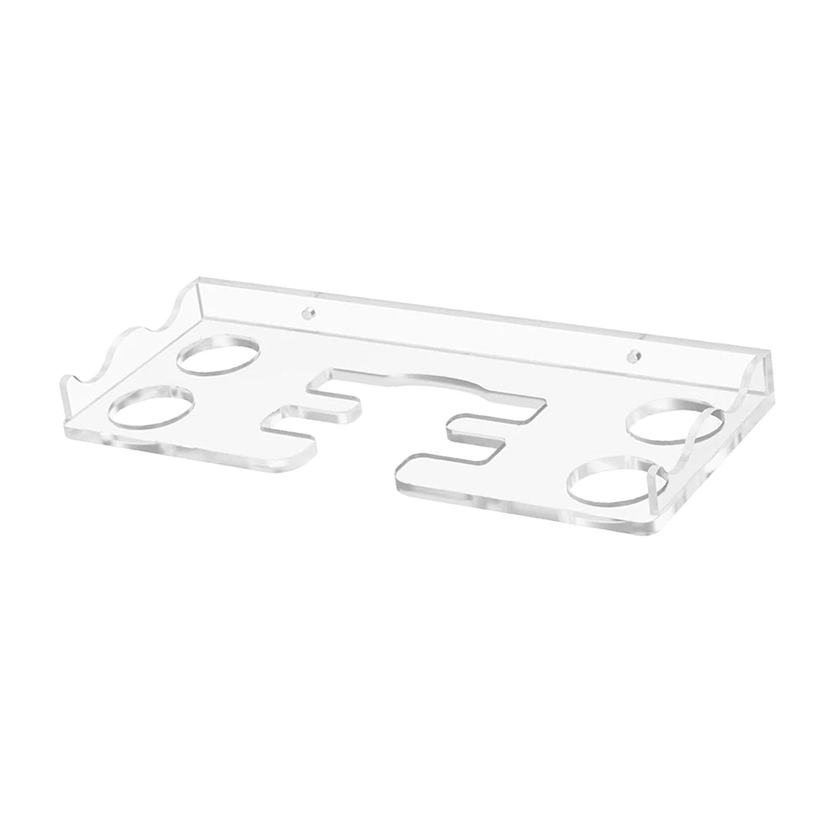 Ping Pong Paddle Holder Table Tennis Rack Racket Hanger Transparent Acrylic for Game Rooms Garages and Home Gyms