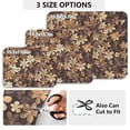 thumbnail image 3 of Brown Beauty Flowers Dish Drying Mat for Kitchen Counter Absorbent Drainer Mats (15.7X11.8Inch), 3 of 8