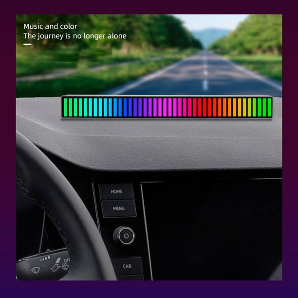 Lámpara de ambiente musical RGB con barra de luz ambiental activada por voz de 40 LED de tubo colorido Tmvgtek Para estrenar