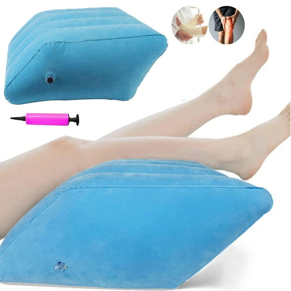 DYUES Leg Elevation Pillow Wedge,Inflatable Lifter Rest Pillow Bed Wedge Cushion,Reduce Swelling After Surgery, Sciatica, Hip Pain & More,B