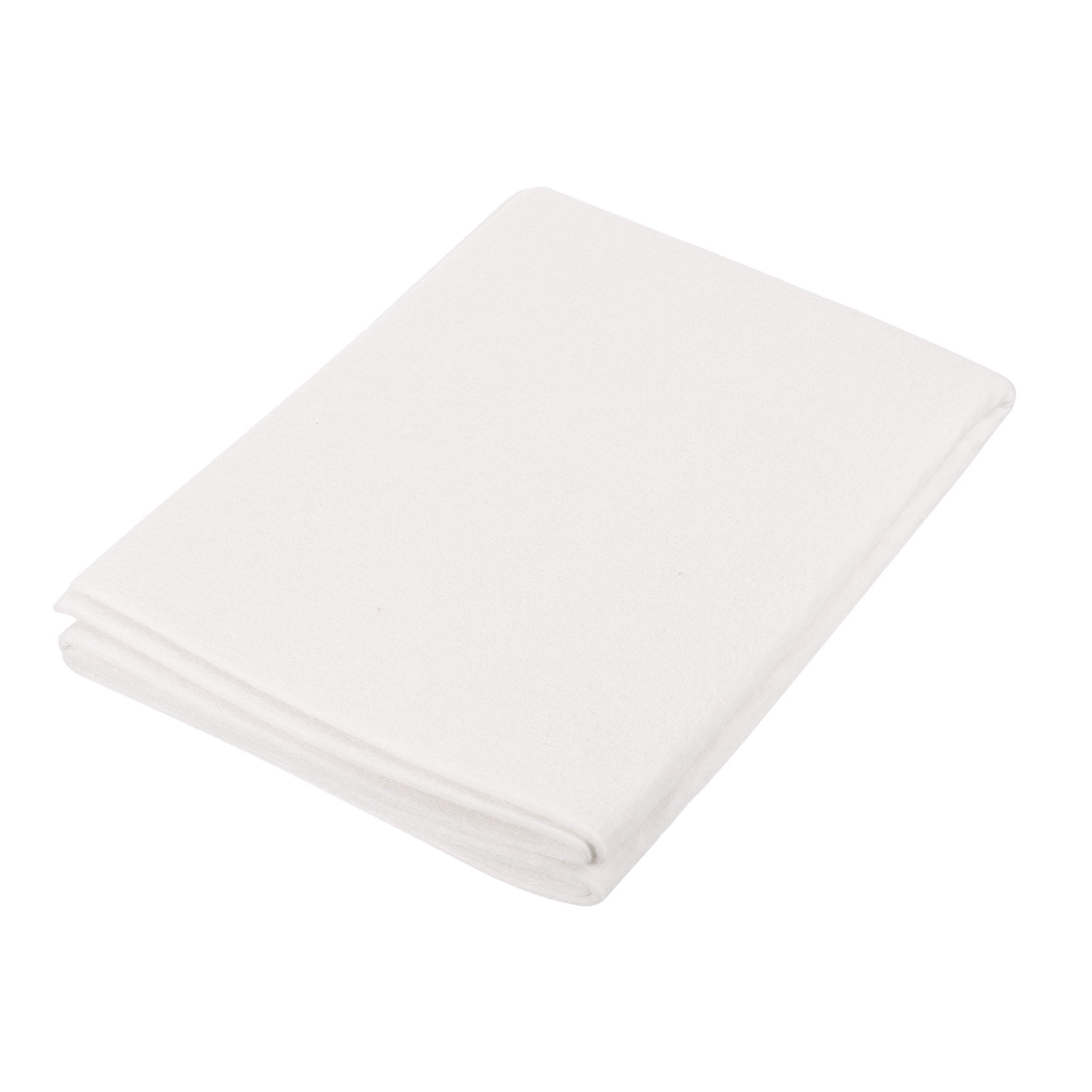 Uxcell 120x80cm(47.2x31.4") Xuan Paper Painting Felt Desk Pad, Soft Ink Brush Writing Drawing Mat Protector, White