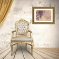 thumbnail image 3 of Vincze 32x23 Gold Ornate Wood Framed with Double Matting Museum Art Print Titled - Palm Leaf Elements II, 3 of 4