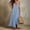 Light Blue, variant on Womens Sleeveless Tank Dress V Neck Lightweight Knit Sweater Maxi Dress Casual Loose Fit A Line Flowy Dresses