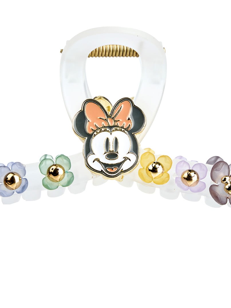 Disney Women’s Minnie Mouse Floral Claw Clip, One Size Fits Most