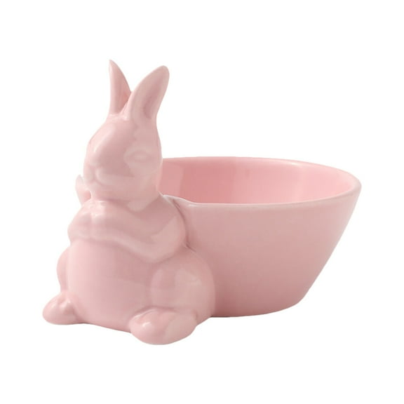1Pc Easter Bunny Shaped Bowl Salad Snack Bowl Restaurant Kitchen Bowl (Random Color)