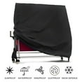 thumbnail image 3 of ODOMY Ping Pong Table Cover Table Tennis Cover Waterproof Dustproof Outdoor Black, 3 of 9
