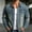A217 Light Blue, variant on Men's Distressed Denim Jacket Casual Button Down Trucker Coats Ripped Vintage Long Sleeve Jean Outerwear for Fall Winter